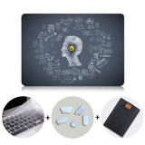 Laptop Case For Apple Macbook Air Pro Retina 11 12 13 15 Touch bar Light Bulb Printed Cover for mac book 12 inch Hard Case