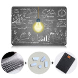 Laptop Case For Apple Macbook Air Pro Retina 11 12 13 15 Touch bar Light Bulb Printed Cover for mac book 12 inch Hard Case