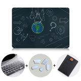 Laptop Case For Apple Macbook Air Pro Retina 11 12 13 15 Touch bar Light Bulb Printed Cover for mac book 12 inch Hard Case