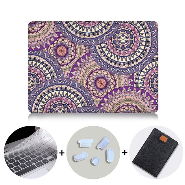 Laptop Bag Case For Macbook Air 11 13 Pro 13 15 With Touch Bar Paisley Print Cover for macbook 12 inch Retina Laptop Sleeve