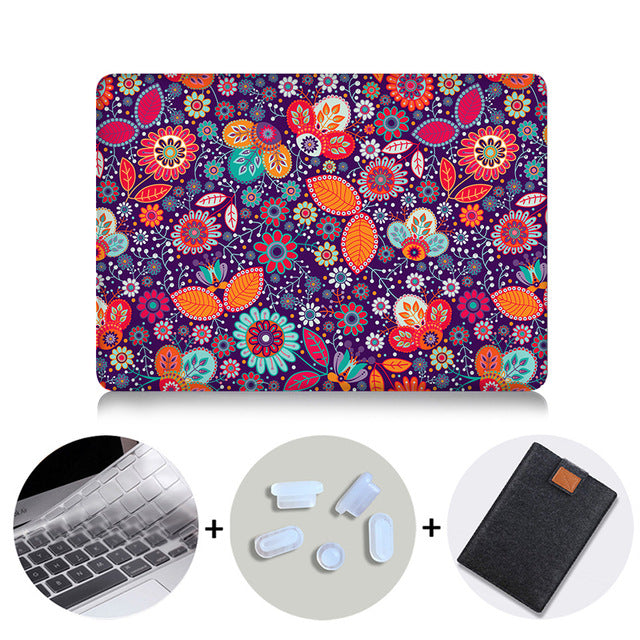 Laptop Bag Case For Macbook Air 11 13 Pro 13 15 With Touch Bar Paisley Print Cover for macbook 12 inch Retina Laptop Sleeve