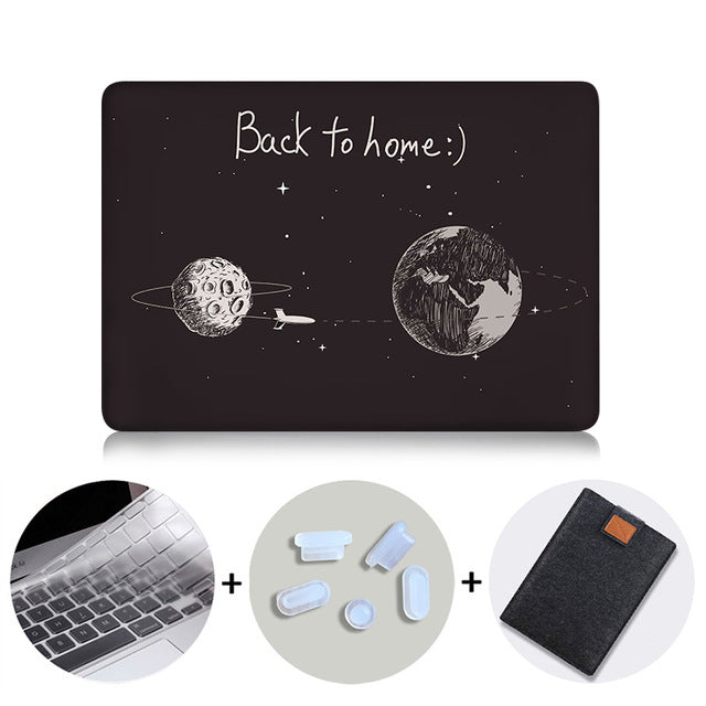 Astronaut Case For Macbook Air Pro Retina 11 12 13 15 16 inch With Touch Bar Laptop Sleeve 2019 Hard Cover + Keyboard Cover