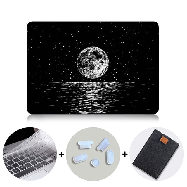 Astronaut Case For Macbook Air Pro Retina 11 12 13 15 16 inch With Touch Bar Laptop Sleeve 2019 Hard Cover + Keyboard Cover