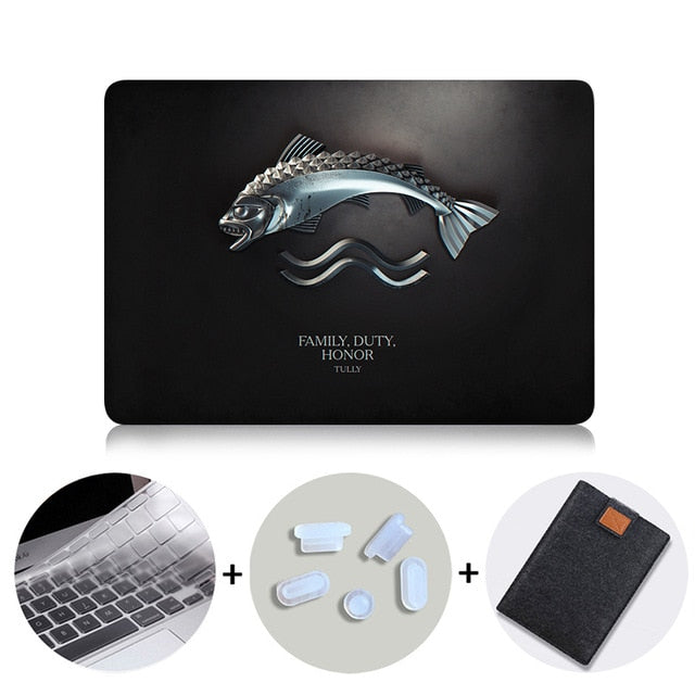 Case For Macbook Air Pro Retina 11 12 13 15 inch With Touch Bar Black Laptop Bag Sleeve for mac book 13.3 A1989 A932 Funda