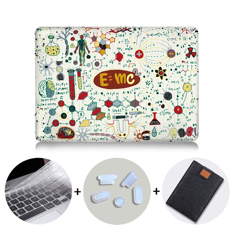 Laptop Case For Macbook Air 13 inch Shell Sleeve for apple mac book air pro retina 11 12 13 15 with touch bar Hard Cover