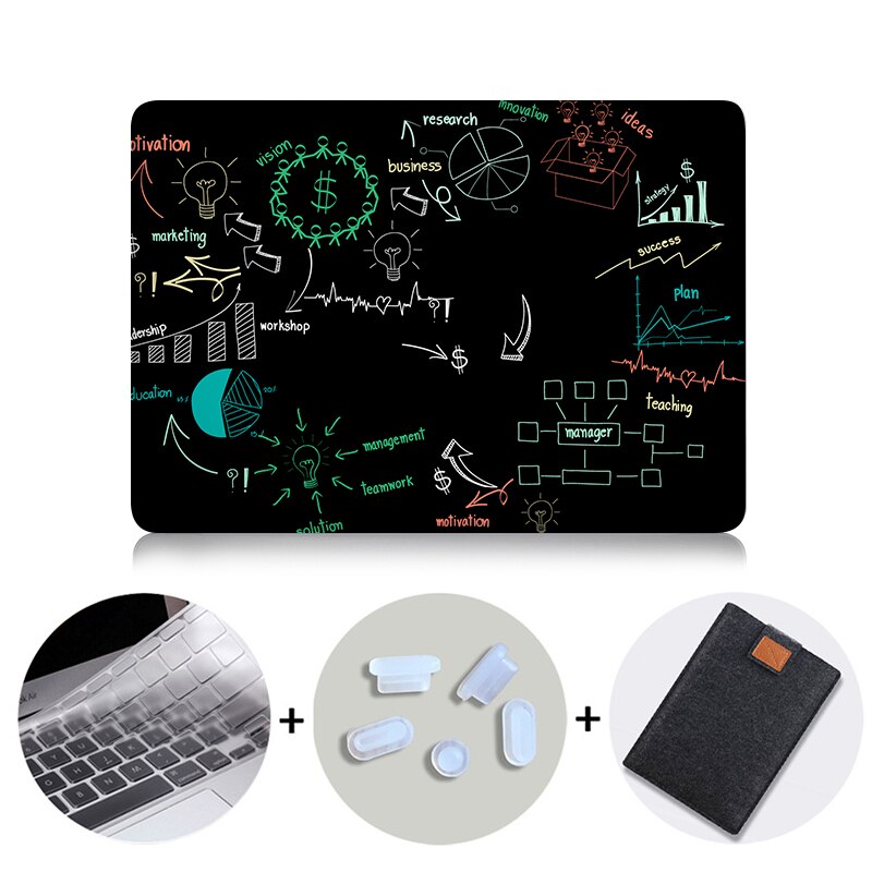 Laptop Case For Macbook Air 13 inch Shell Sleeve for apple mac book air pro retina 11 12 13 15 with touch bar Hard Cover