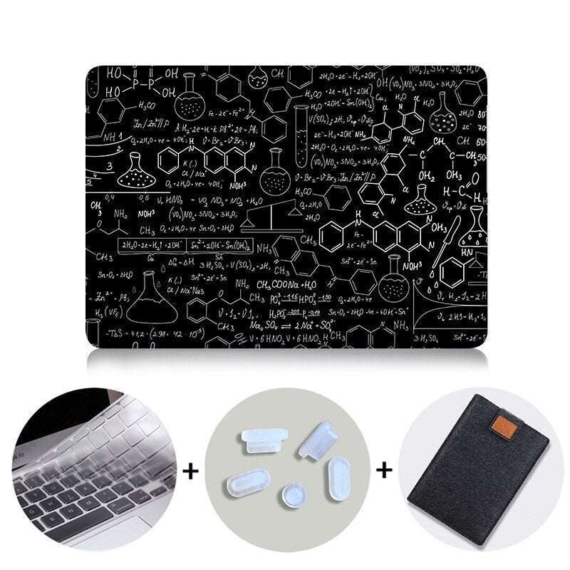 Laptop Case For Macbook Air 13 inch Shell Sleeve for apple mac book air pro retina 11 12 13 15 with touch bar Hard Cover