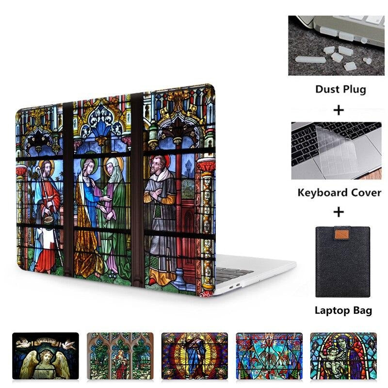 Laptop Case For mac book Air Pro Retina 11 12 13 15 inch Funda Cover For Macbook Pro 13.3 15.4 Church Laptop Bag Sleeve