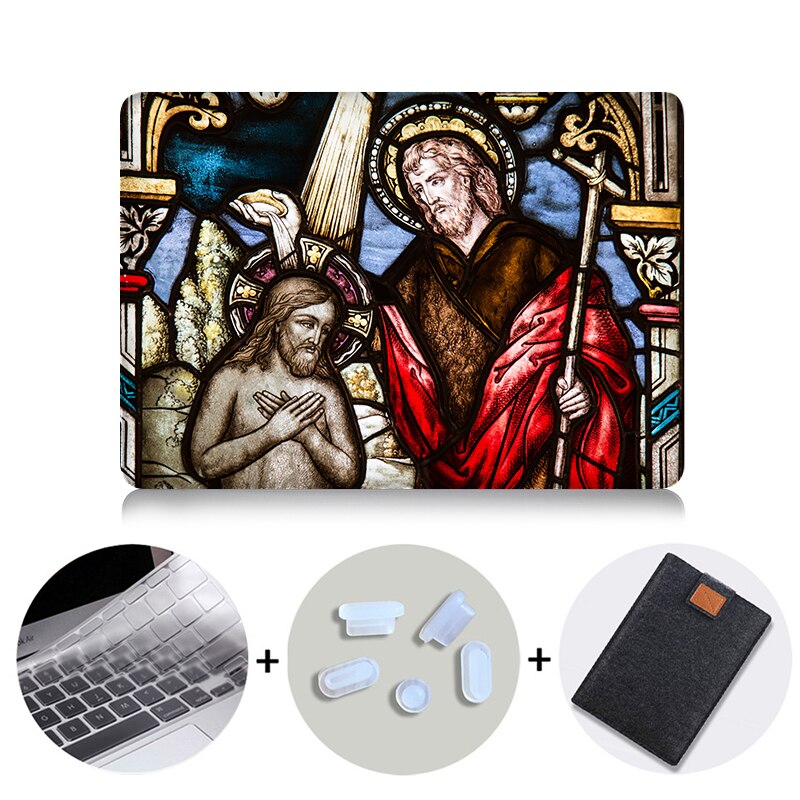 Laptop Case For mac book Air Pro Retina 11 12 13 15 inch Funda Cover For Macbook Pro 13.3 15.4 Church Laptop Bag Sleeve