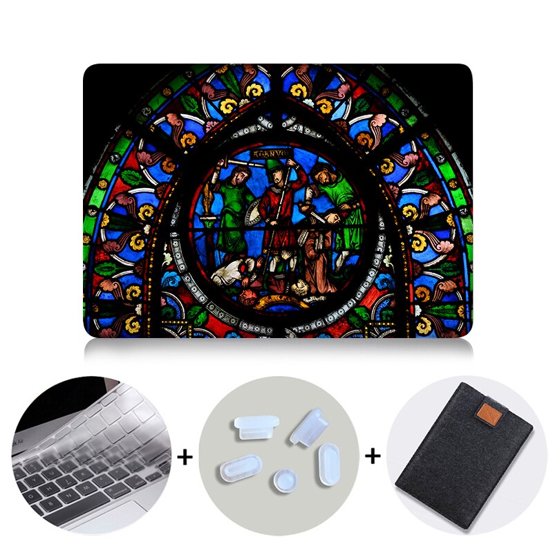 Laptop Case For mac book Air Pro Retina 11 12 13 15 inch Funda Cover For Macbook Pro 13.3 15.4 Church Laptop Bag Sleeve