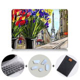 Eiffel Tower Case For Macbook Air Pro Retina 11 12 13 15 Hand Painted Cover For Mac book 13.3 inch Touch Bar Laptop Sleeve