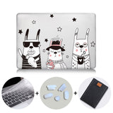 Cute Cartoon Case For Macbook Air Pro Retina 11 12 13 15 Touch Bar Crystal Hard Cover for macbook air 13 inch Laptop Sleeve