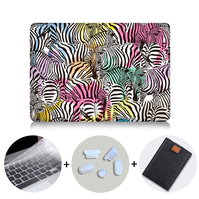 Laptop Case For Macbook Air Pro Retina 11 12 13 15 16 inch With Touch Bar Cartoon Cover Laptop Bag Sleeve A1706 A1466 A1532