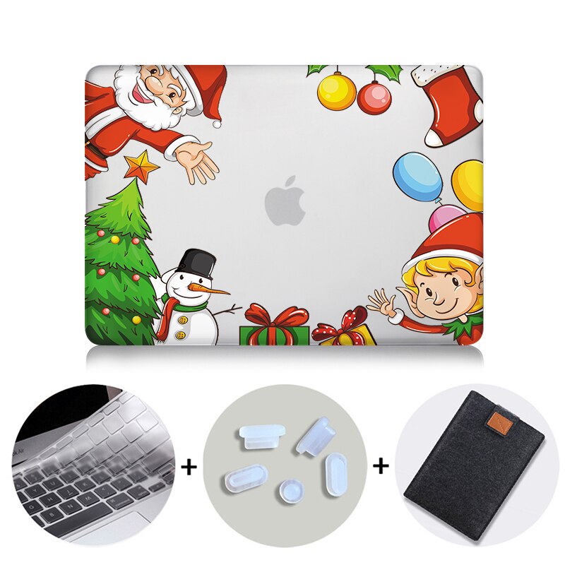 Laptop Case For Macbook Air Pro Retina 11 12 13 15 16 inch With Touch Bar Cartoon Cover Laptop Bag Sleeve A1706 A1466 A1532