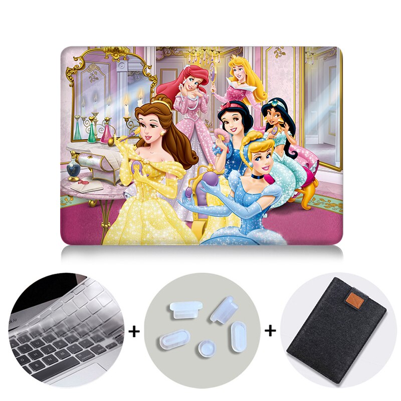 Laptop Case For Macbook Air Pro Retina 11 12 13 15 16 inch With Touch Bar Cartoon Cover Laptop Bag Sleeve A1706 A1466 A1532