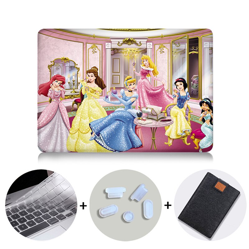 Laptop Case For Macbook Air Pro Retina 11 12 13 15 16 inch With Touch Bar Cartoon Cover Laptop Bag Sleeve A1706 A1466 A1532