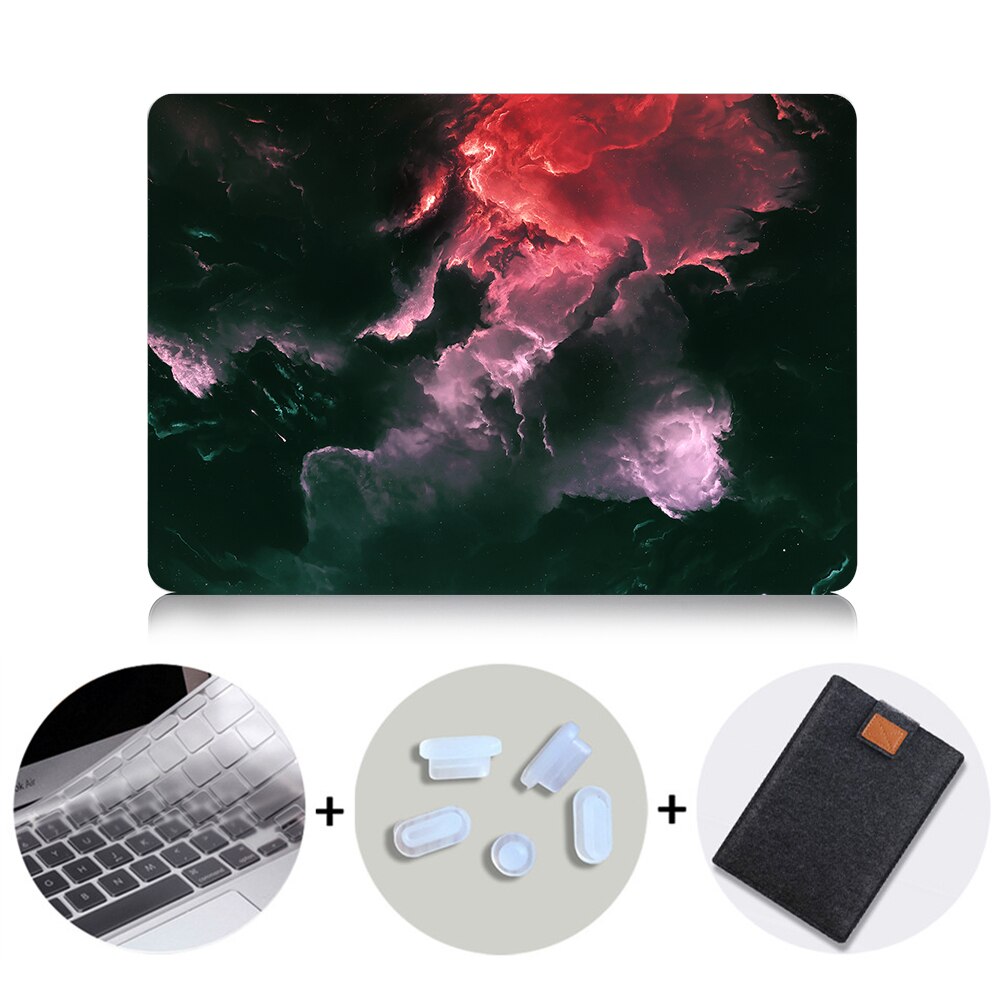 Laptop Case For Apple Macbook Air 11 13.3 Pro 13 15 Retina Starry Sky Hard Case for Mac book Cover 12 inch Shell Laptop Bag