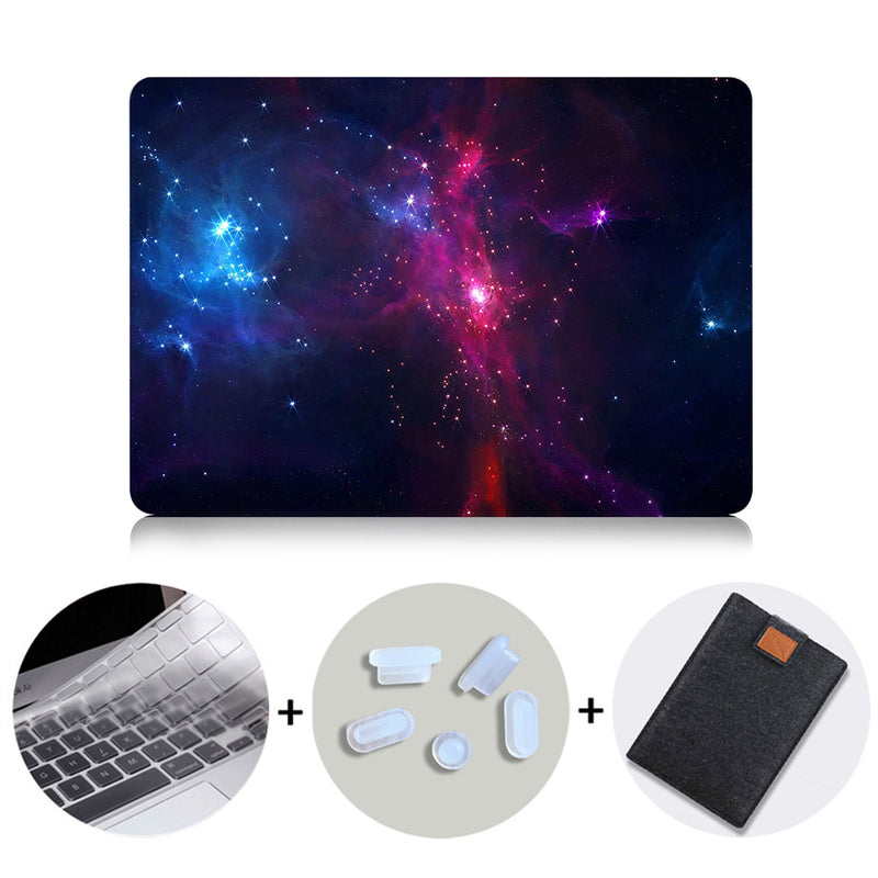 Laptop Case For Apple Macbook Air 11 13.3 Pro 13 15 Retina Starry Sky Hard Case for Mac book Cover 12 inch Shell Laptop Bag