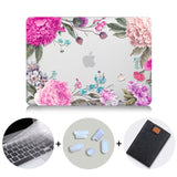 Flower Crystal Case For Macbook Air Pro Retina 11 12 13 15 16 Touch Bar Cover for mac book air 13.3 inch a1932 Laptop Sleeve