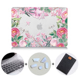 Flower Crystal Case For Macbook Air Pro Retina 11 12 13 15 16 Touch Bar Cover for mac book air 13.3 inch a1932 Laptop Sleeve