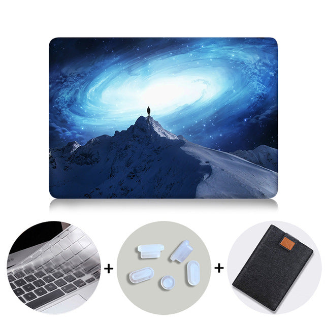 Laptop Case For Macbook Air Pro Retina 11 12 13 15 16 inch With Touch Bar funda Hard Cover A1989 A1932 A2141 Laptop Sleeve