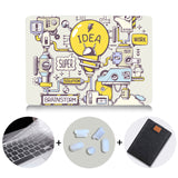 Light Bulb Design Case For Macbook Air Pro Retina 11 12 13 15 With Touch Bar Laptop Sleeve for macbook 13.3 15.4 inch Cover