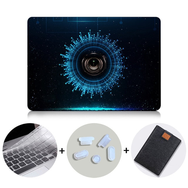 Light Bulb Design Case For Macbook Air Pro Retina 11 12 13 15 With Touch Bar Laptop Sleeve for macbook 13.3 15.4 inch Cover