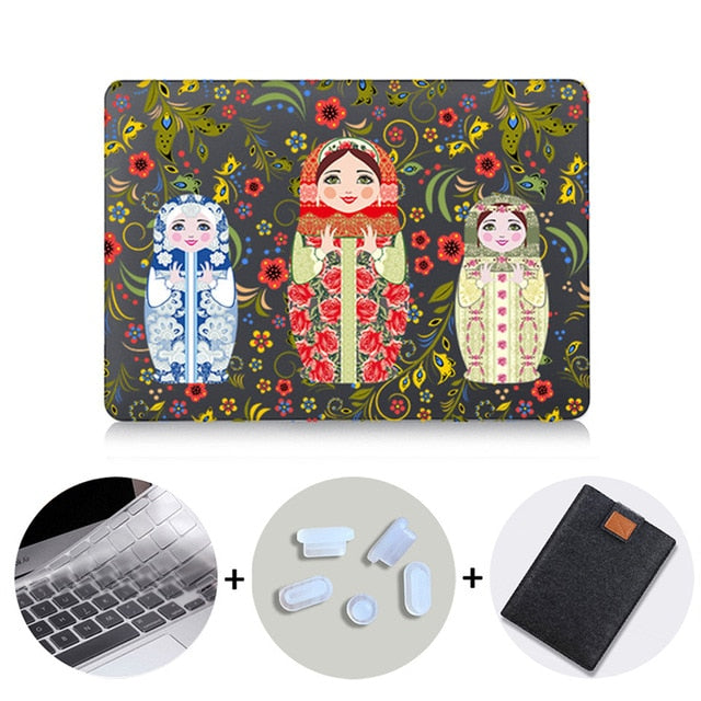 Case For Apple Macbook Pro 13.3 15 Air 11 13 Touch bar A1706 A1707 Funda Cover for mac book 12 inch With Retina Laptop Bag