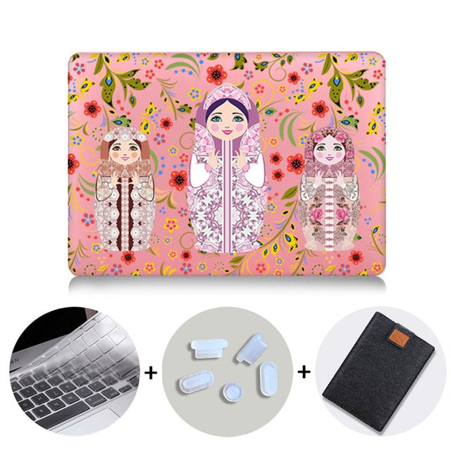 Case For Apple Macbook Pro 13.3 15 Air 11 13 Touch bar A1706 A1707 Funda Cover for mac book 12 inch With Retina Laptop Bag