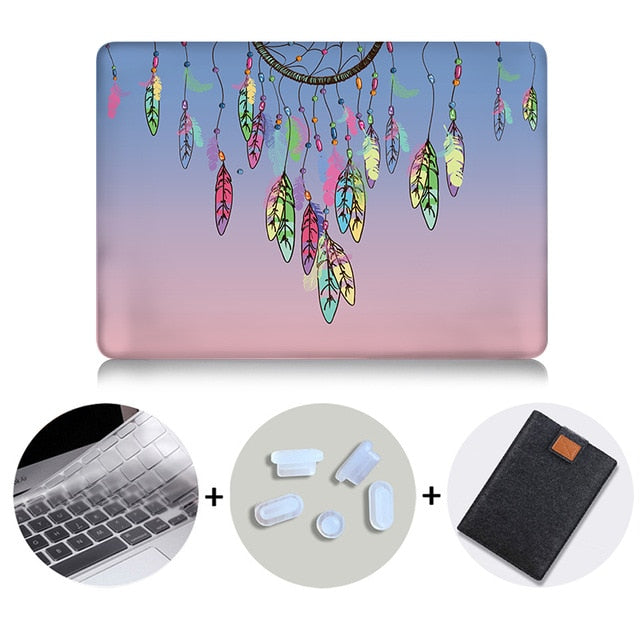Case For Apple Macbook Pro 13.3 15 Air 11 13 Touch bar A1706 A1707 Funda Cover for mac book 12 inch With Retina Laptop Bag