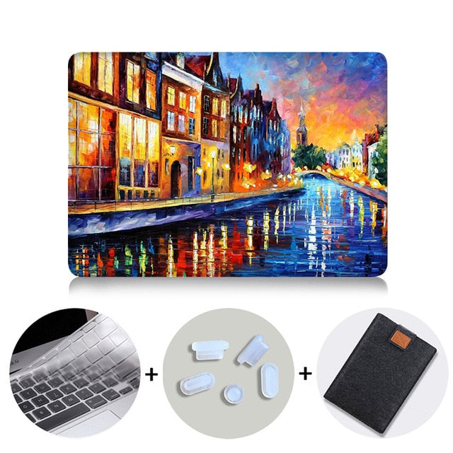 Case For Apple Macbook Pro 13.3 15 Air 11 13 Touch bar A1706 A1707 Funda Cover for mac book 12 inch With Retina Laptop Bag