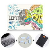 Brain Design Case For Macbook Air Pro Retina 11 12 13 15 inch With Touch Bar Hard Cover 13.3'' Laptop Sleeve+Keyboard Cover