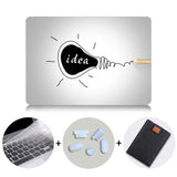 Laptop Sleeve For Macbook Air Pro 11 12 13 15 16 Retina With Touch Bar Light Bulb Print Case For Mac book 13.3 inch Cover