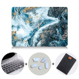 Laptop Case For Macbook Air Pro Retina 11 12 13 15 16 Marble Hard Cover for mac book 13.3 inch With Touch Bar a1706 a1502