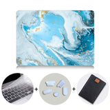 Laptop Case For Macbook Air Pro Retina 11 12 13 15 16 Marble Hard Cover for mac book 13.3 inch With Touch Bar a1706 a1502