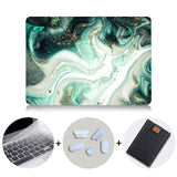 Laptop Case For Macbook Air Pro Retina 11 12 13 15 16 Marble Hard Cover for mac book 13.3 inch With Touch Bar a1706 a1502