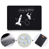 Astronaut Case For Macbook Air Pro Retina 11 12 13 15 16 inch With Touch Bar Laptop Sleeve 2019 Hard Cover + Keyboard Cover