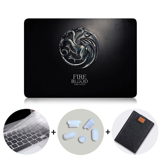 Case For Macbook Air Pro Retina 11 12 13 15 inch With Touch Bar Black Laptop Bag Sleeve for mac book 13.3 A1989 A932 Funda