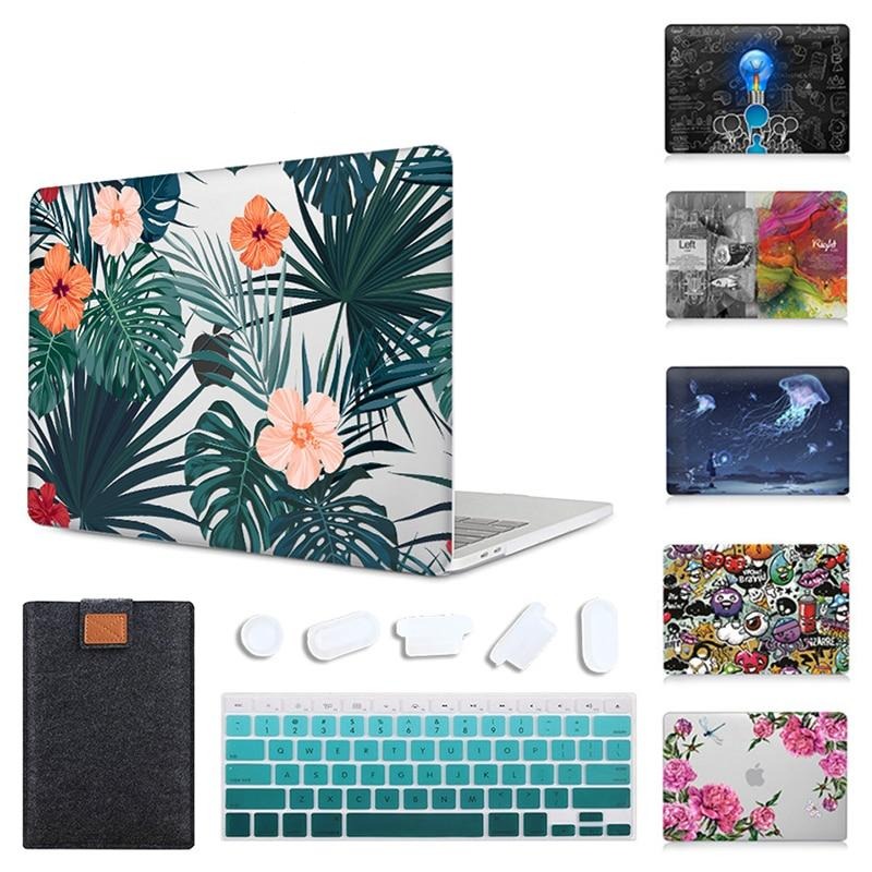 Laptop Case For Macbook Pro 13 15 inch Touch Bar Funda Cover For mac book Air Pro 11 12 13 15 With Retina Laptop Bag Sleeve