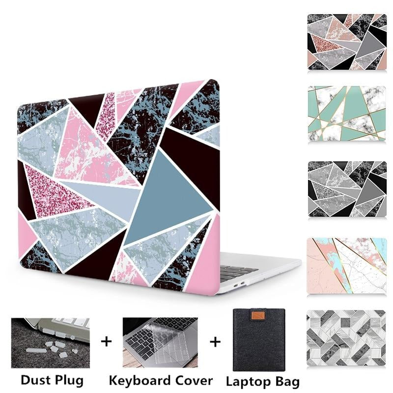 Case For Macbook Pro 13 15 Geometric Print Hard Cover For Macbook  Air Pro Retina 11 12 13 15 inch Touch Bar Laptop Case