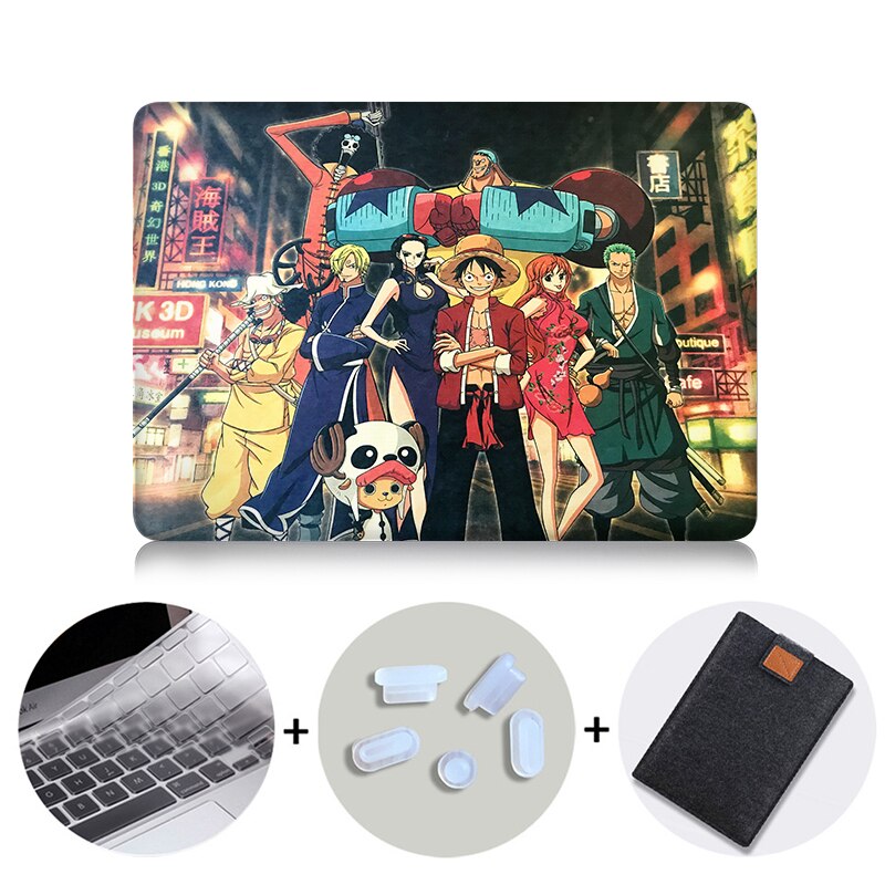 Laptop Case For Macbook Air Pro Retina 11 12 13 15 16 inch With Touch Bar Cartoon Cover Laptop Bag Sleeve A1706 A1466 A1532