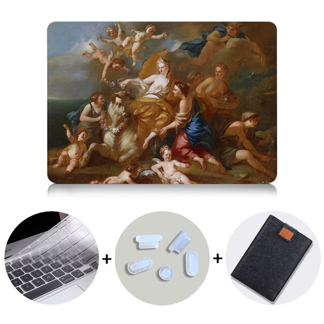 Case For Macbook Air Pro Retina 11 12 13 15 Touch Bar Classical Oil Painting Laptop Sleeve For Apple macbook 13.3 inch Cover