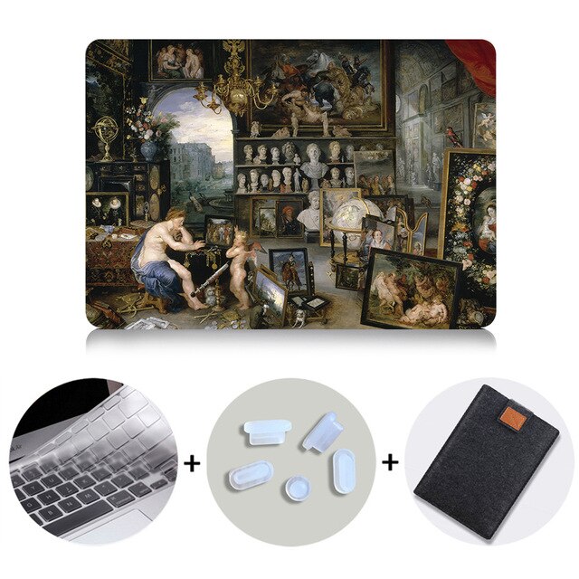 Case For Macbook Air Pro Retina 11 12 13 15 Touch Bar Classical Oil Painting Laptop Sleeve For Apple macbook 13.3 inch Cover