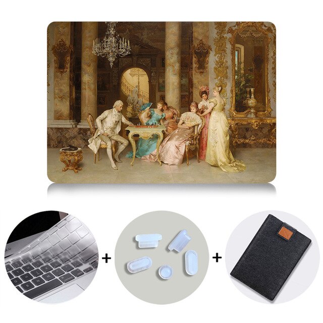 Case For Macbook Air Pro Retina 11 12 13 15 Touch Bar Classical Oil Painting Laptop Sleeve For Apple macbook 13.3 inch Cover