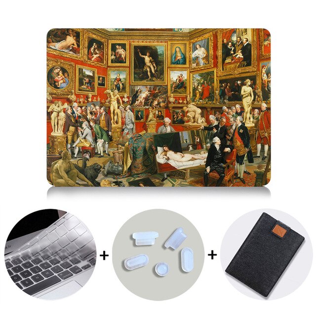 Case For Macbook Air Pro Retina 11 12 13 15 Touch Bar Classical Oil Painting Laptop Sleeve For Apple macbook 13.3 inch Cover
