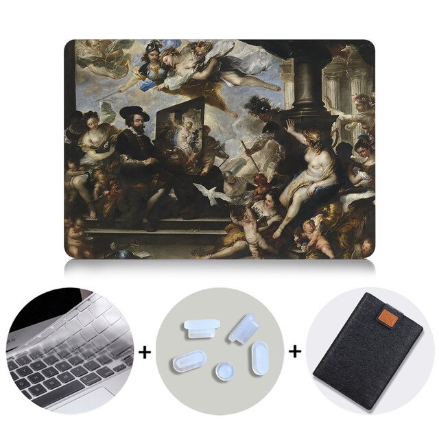 Case For Macbook Air Pro Retina 11 12 13 15 Touch Bar Classical Oil Painting Laptop Sleeve For Apple macbook 13.3 inch Cover