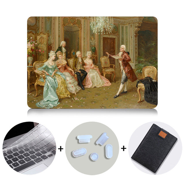 Case For Macbook Air Pro Retina 11 12 13 15 Touch Bar Classical Oil Painting Laptop Sleeve For Apple macbook 13.3 inch Cover