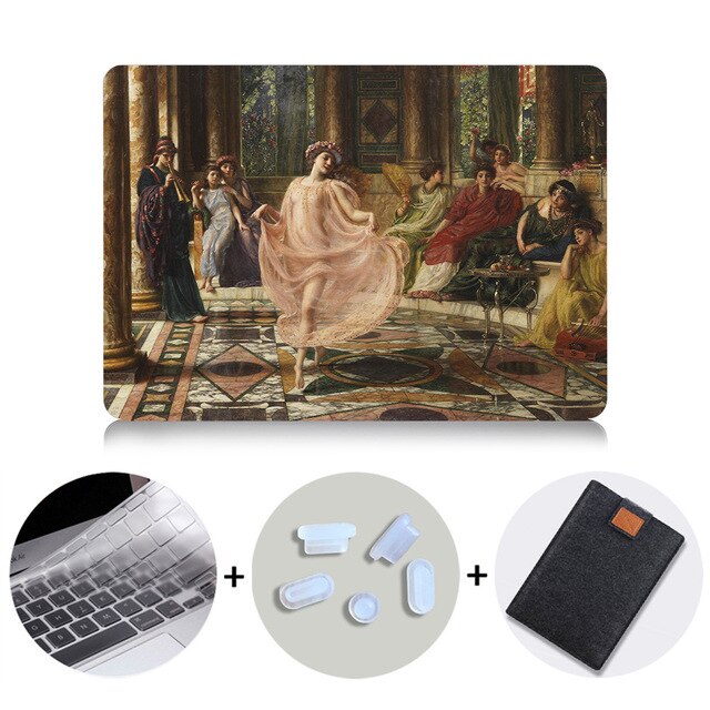 Case For Macbook Air Pro Retina 11 12 13 15 Touch Bar Classical Oil Painting Laptop Sleeve For Apple macbook 13.3 inch Cover