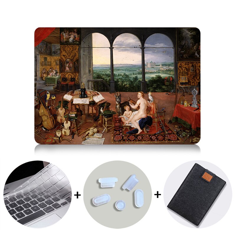 Case For Macbook Air Pro Retina 11 12 13 15 Touch Bar Classical Oil Painting Laptop Sleeve For Apple macbook 13.3 inch Cover