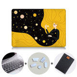 Cartoon Outer Space Laptop Bag Case For Macbook Air Pro Retina 11 12 13 15 inch With Touch Bar Funda 13.3'' Protective Shell